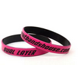 01" Dual Layered Color Coat Silicone Wristbands